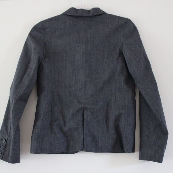 NWT Bonpoint Boys Houndstooth Wool Blazer Jacket Suit Coat Gray Navy 12 - Picture 6 of 8